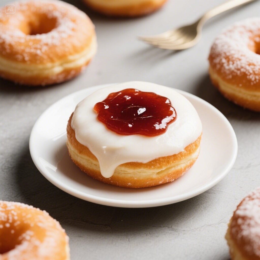 Easy Cream and Jam Donuts : A Sweet Escape for Your Busy Day Recipe 1 2 Cream and Jam Donuts Easy Cream and Jam Donuts : A Sweet Escape for Your Busy Day Recipe 1
