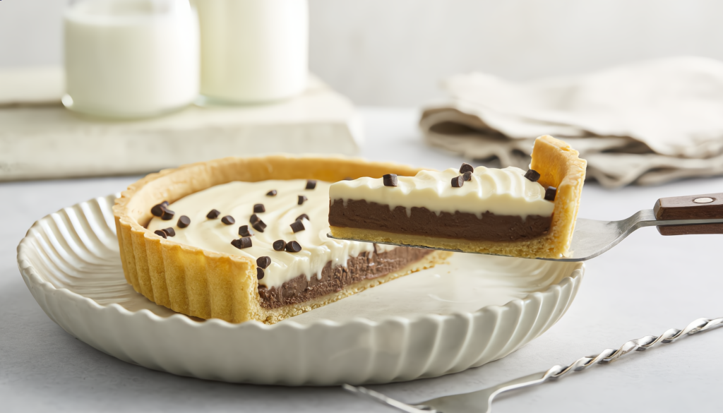 16x9_A_delicious_part_of_a_homemade_d 16x9 A delicious part of a homemade d Chocolate Cream Pie Recipe Easy: A No-Bake Delight for Busy Days