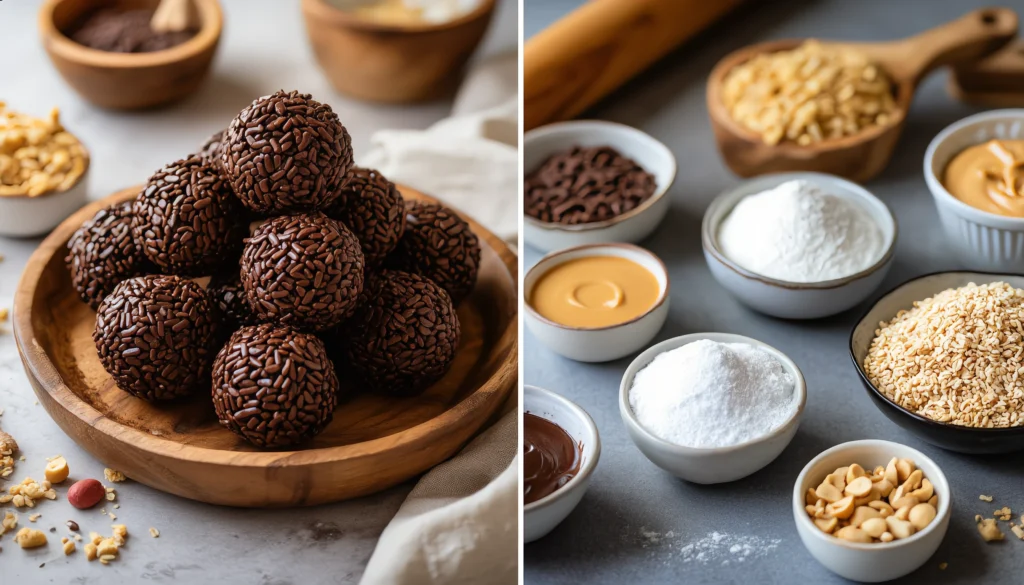 Chocolate Rice Krispie Balls Recipe – Sweet, Crunchy, and Irresistible Chocolate-dipped Rice Krispie balls with sprinkles on top