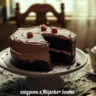 Deliciously moist chocolate buttermilk cake with chocolate frosting