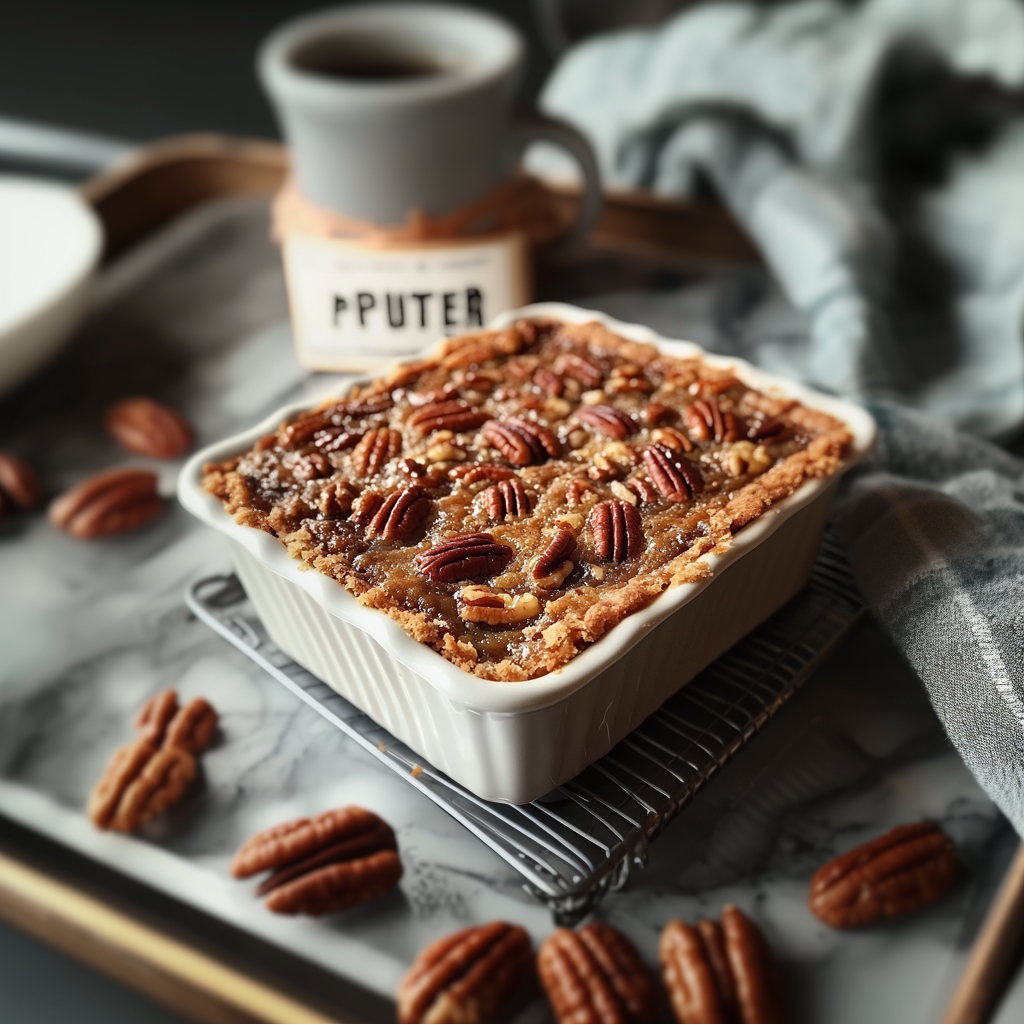 Easy Pecan Pie Dump Cake – A Southern-Inspired Delight Gooey pecan pie dump cake with golden crust and crunchy pecan topping