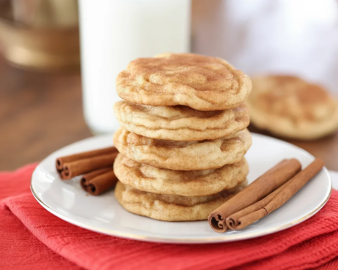 Soft and chewy snickerdoodle cookies made with cream of tartar for the perfect texture.