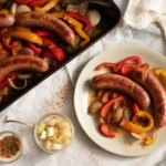 Sizzling Sheet Pan Sausage, Peppers & Onions for Easy Dinners 5 sizzling sheet pan sausage peppers onions for e 2025 06 14 121929 150x150 1 Sizzling Sheet Pan Sausage, Peppers & Onions for Easy Dinners