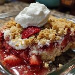 Crock Pot Strawberry Dump Cake (Quick!)