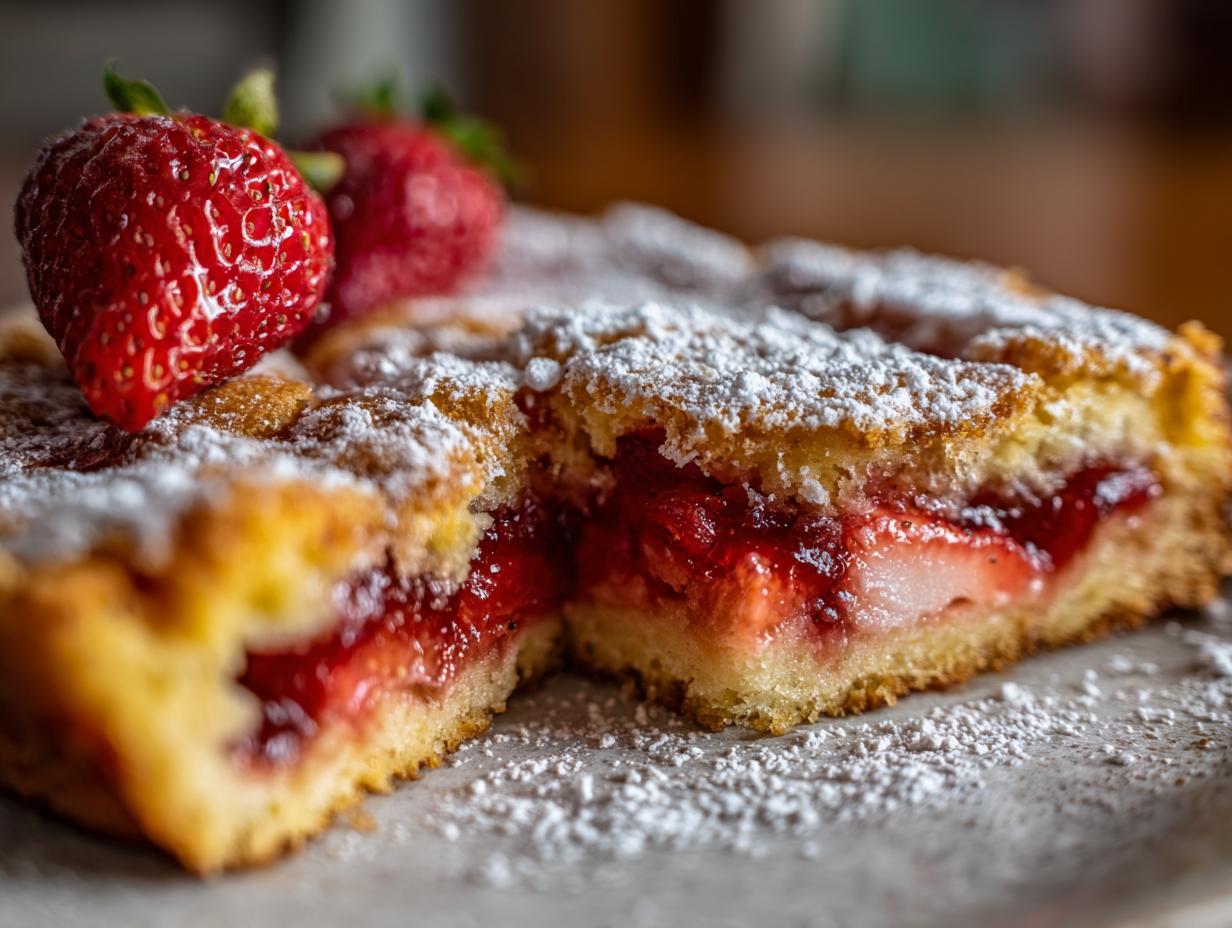 Crock Pot Strawberry Dump Cake (Quick!) - detail 2