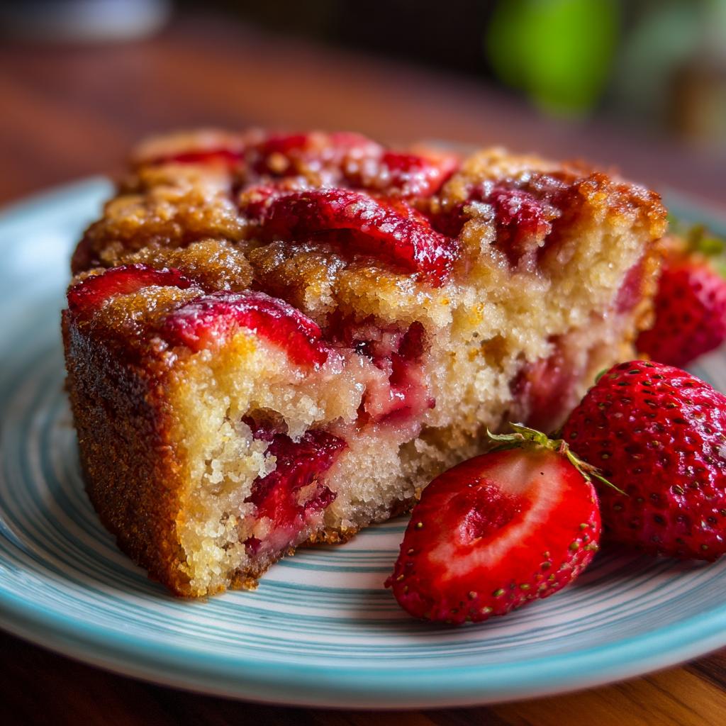 Crock Pot Strawberry Dump Cake (Quick!) - detail 3