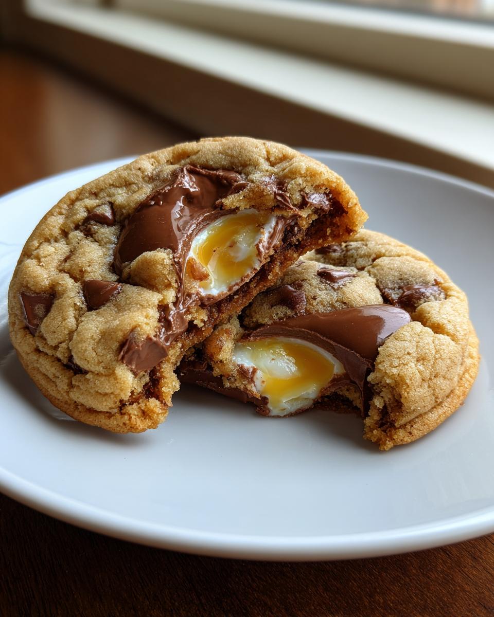 cadbury egg cookies - detail 2