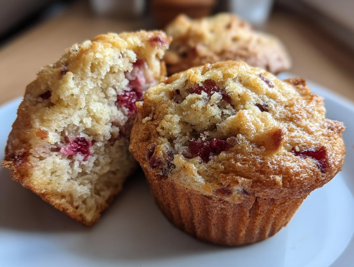 Devastatingly Delicious Cinnamon Rhubarb Muffins