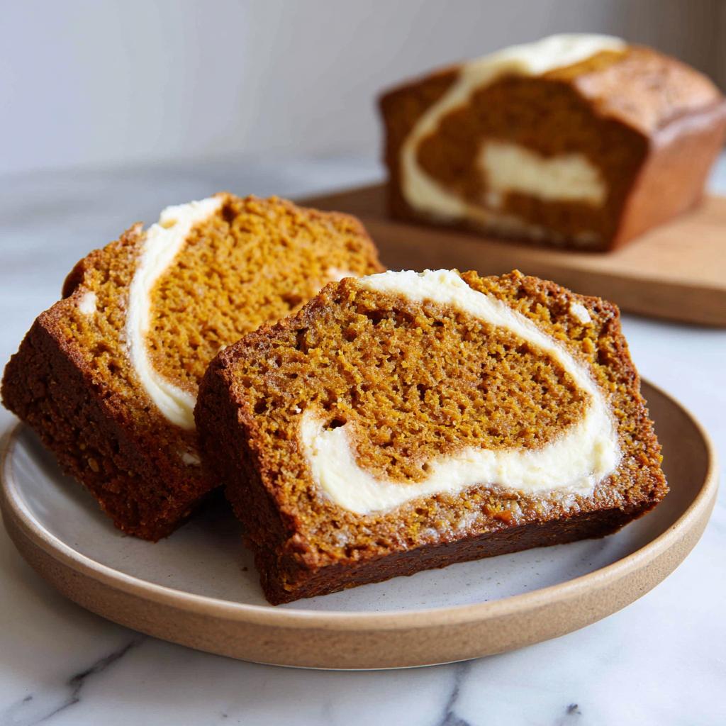 Cream Cheese Pumpkin Loaf Recipe: Sinfully Good 4 cream cheese pumpkin loaf recipe - detail 1
