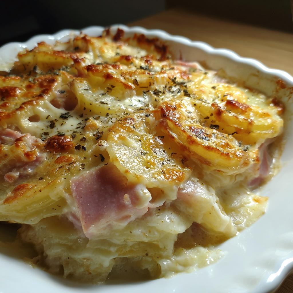 crock pot scalloped potatoes and ham gluten free - detail 2