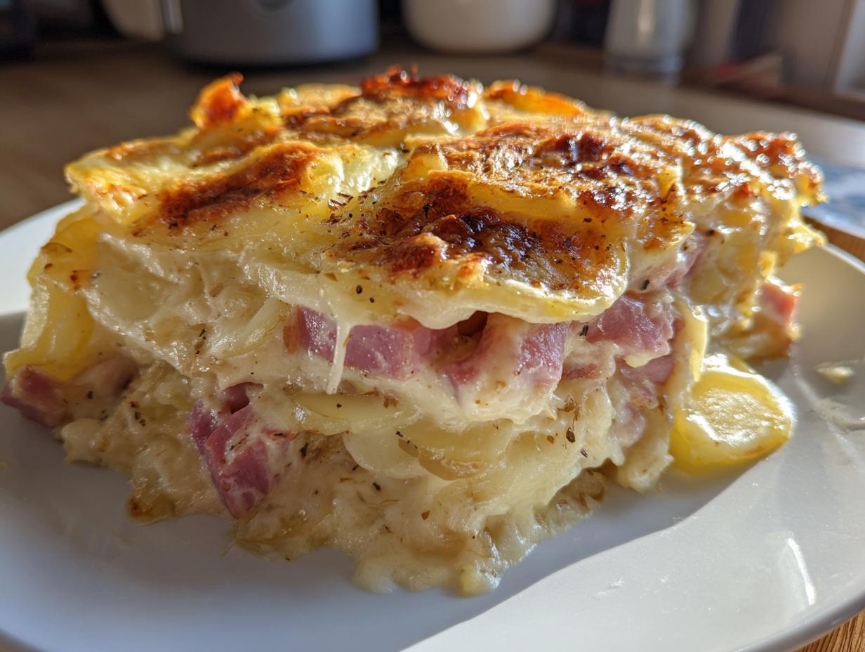 Disgustingly Easy Crock Pot Potatoes And Ham, Gluten-Free