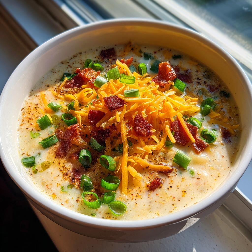 easy loaded potato soup recipe - detail 1