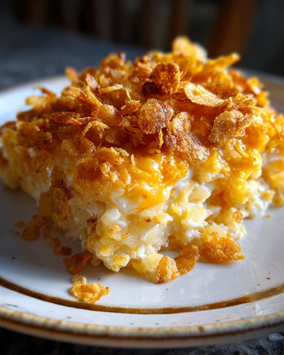 funeral potatoes with hashbrowns - detail 2