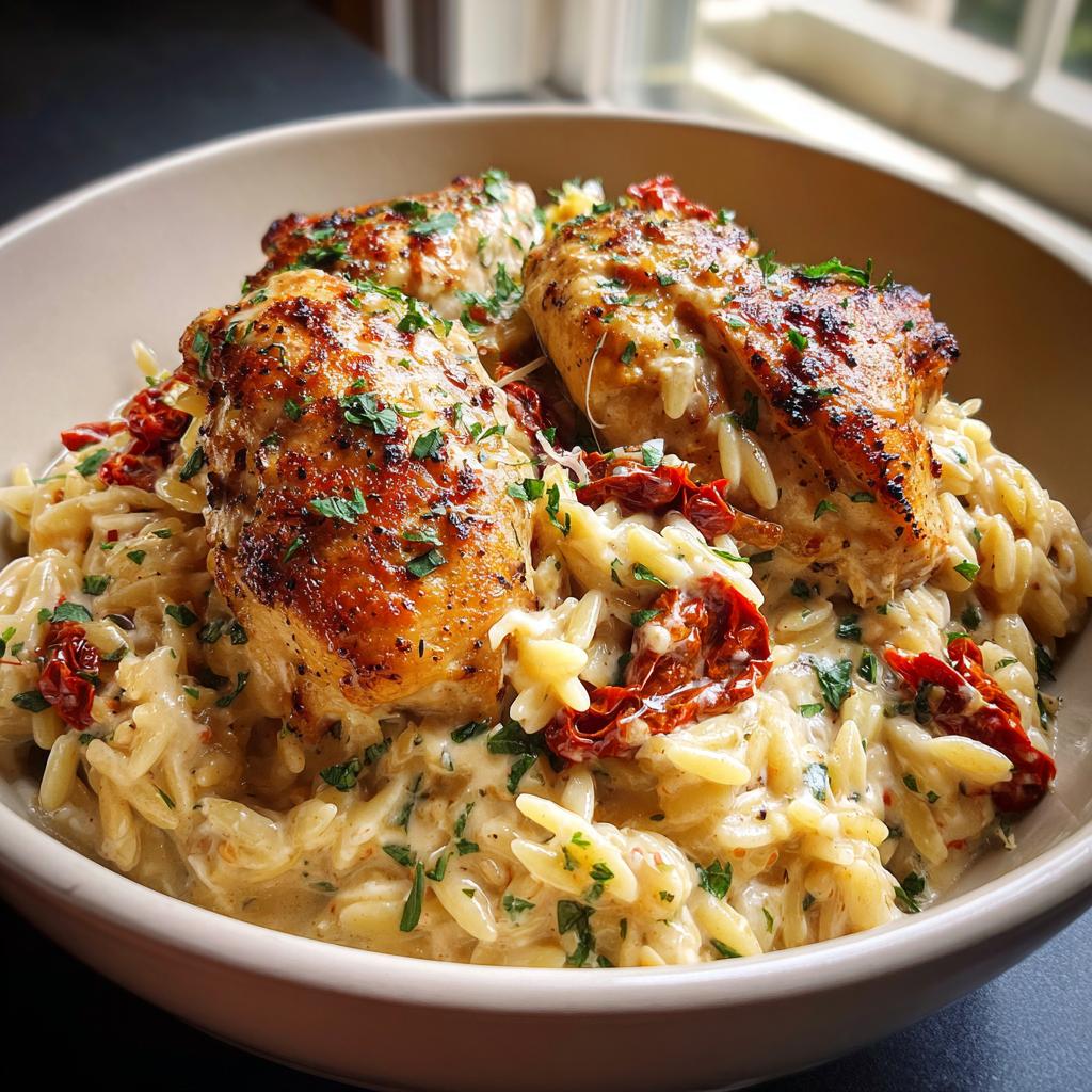 marry me chicken orzo one pot - detail 1