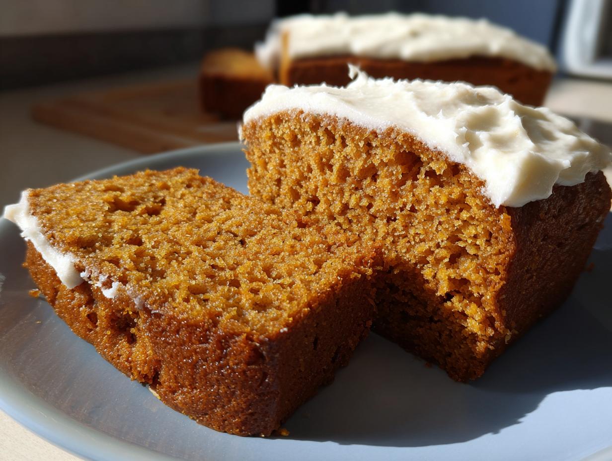 Pumpkin Loaf: Craveable w/ Cream Cheese Frosting