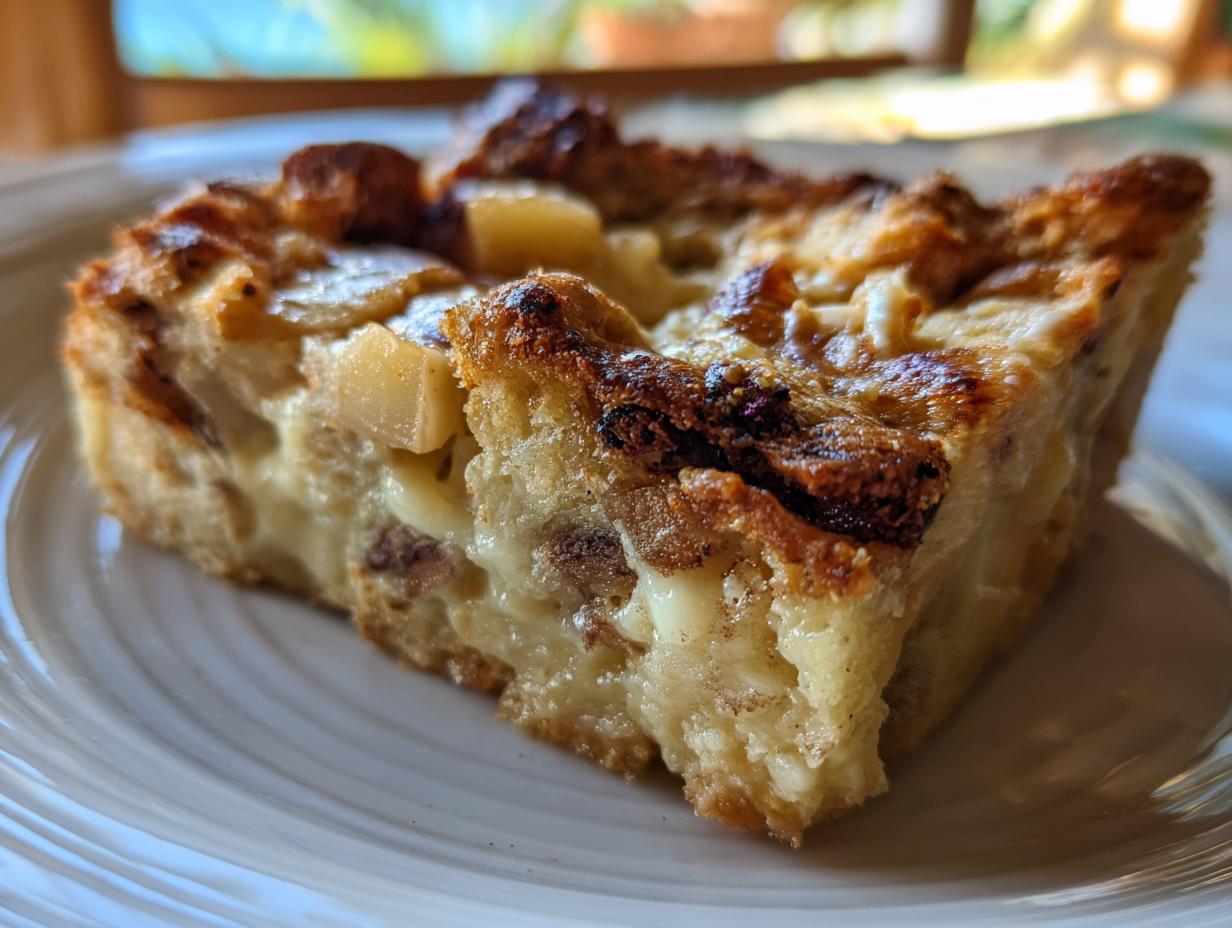 Devastatingly Delicious Rhubarb Bread Pudding: Recipe