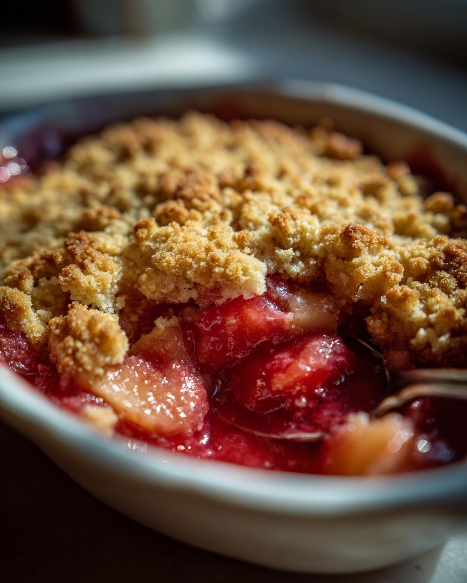 Grandma's Rhubarb Crisp Recipe: Outrageously Good 7 rhubarb crisp recipe - detail 3