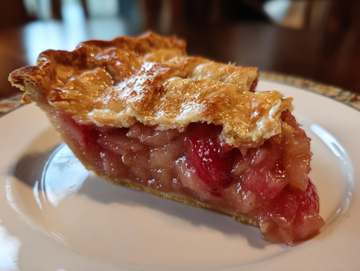 Flawless Rhubarb Pie Filling with Tapioca in Just 4 Steps