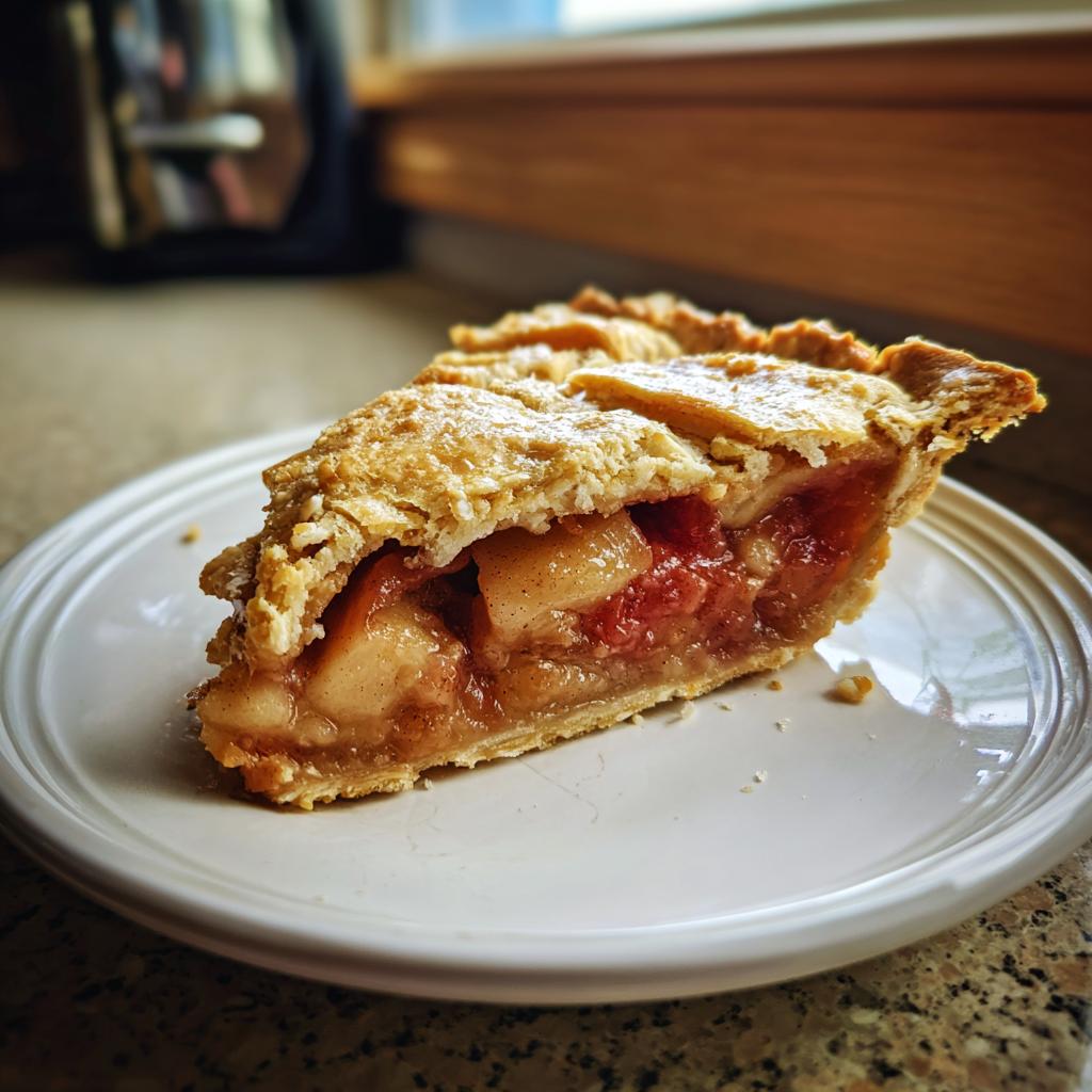 rhubarb pie recipe from frozen rhubarb - detail 1