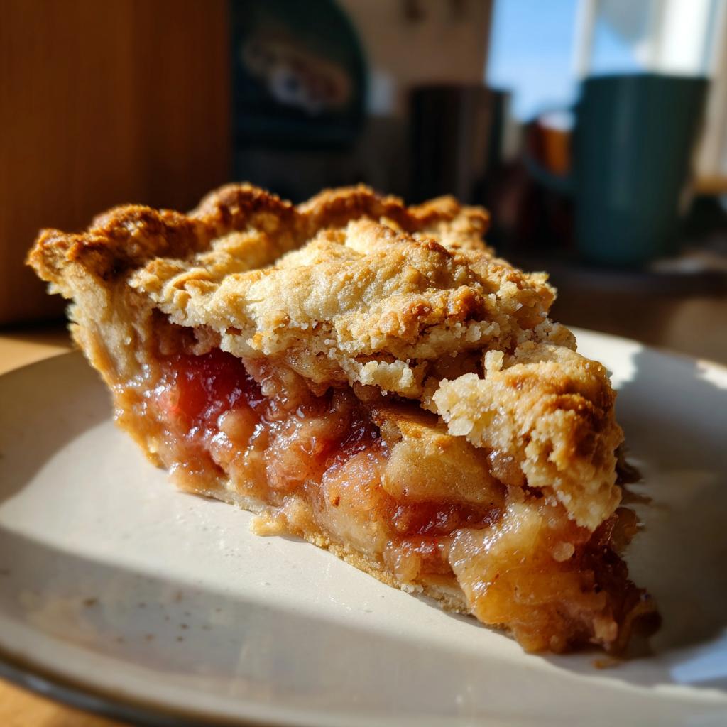 rhubarb pie recipe from frozen rhubarb - detail 2