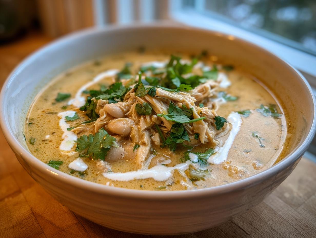slow Cooker White Chicken Chili - detail 3