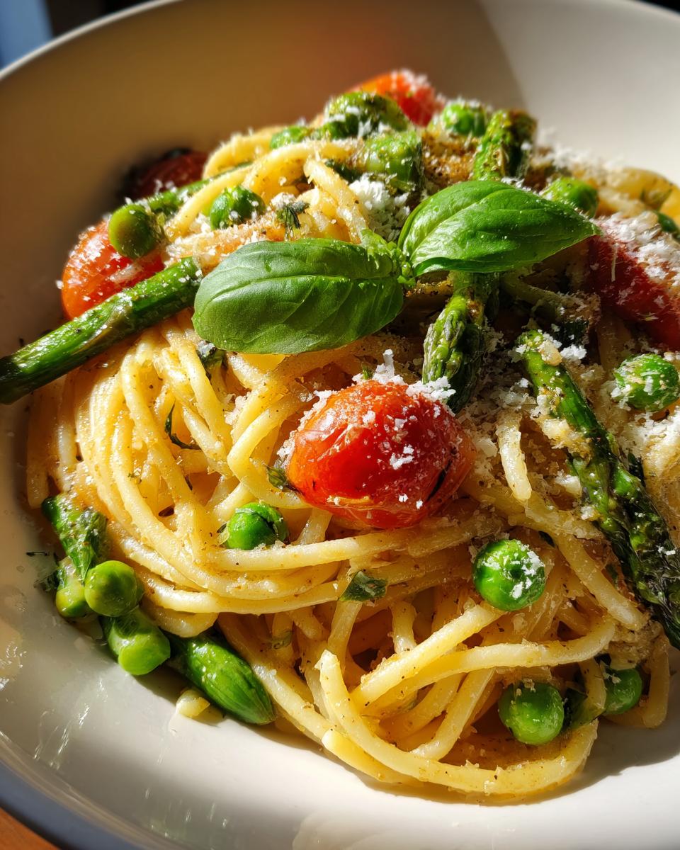 spring pasta - detail 1