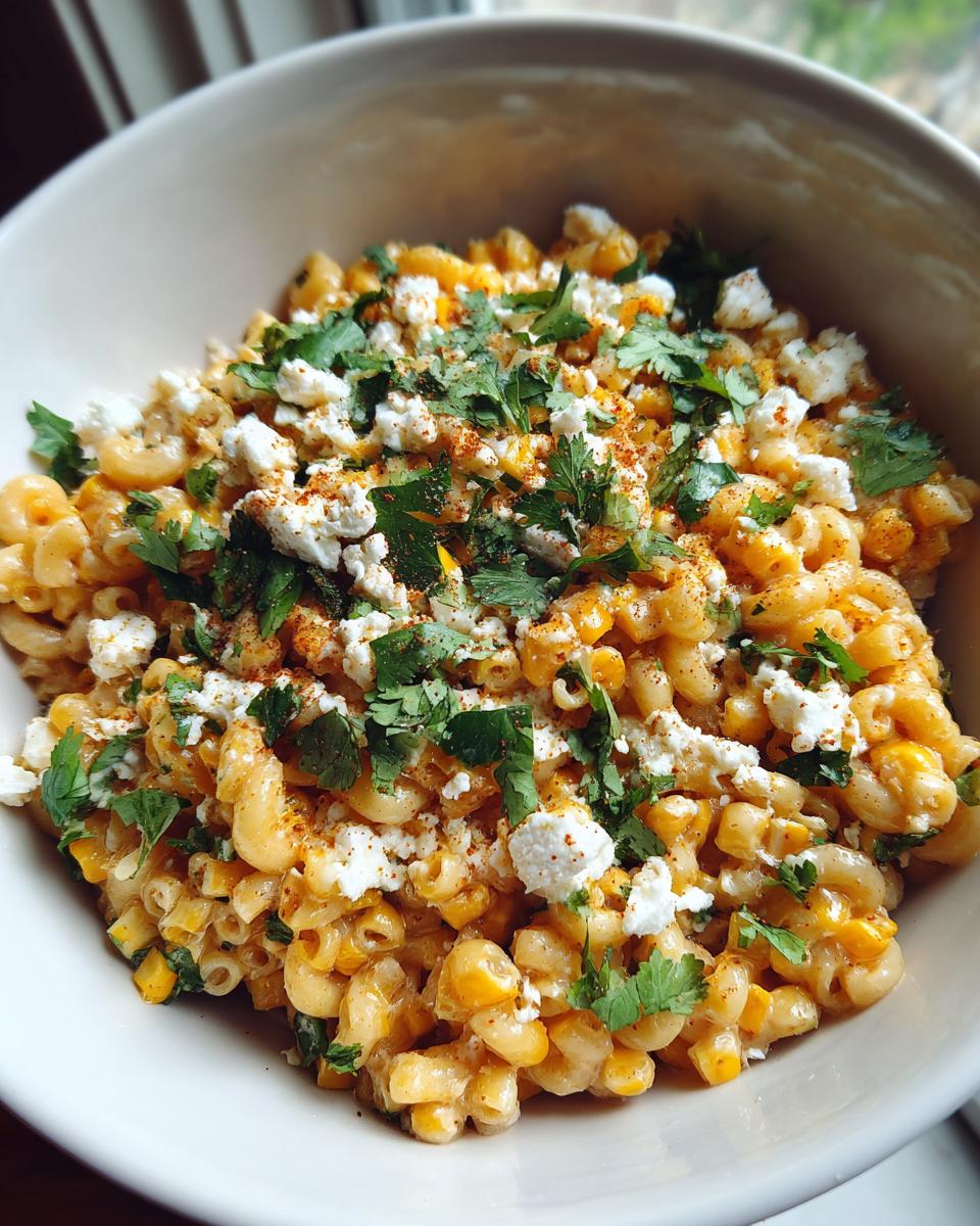 street corn pasta salad - detail 1